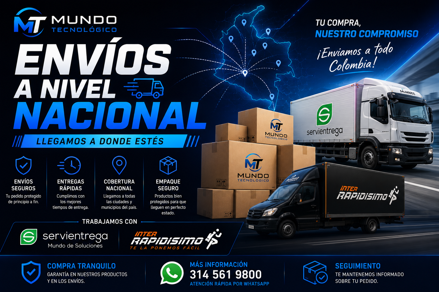 Envíos a nivel nacional